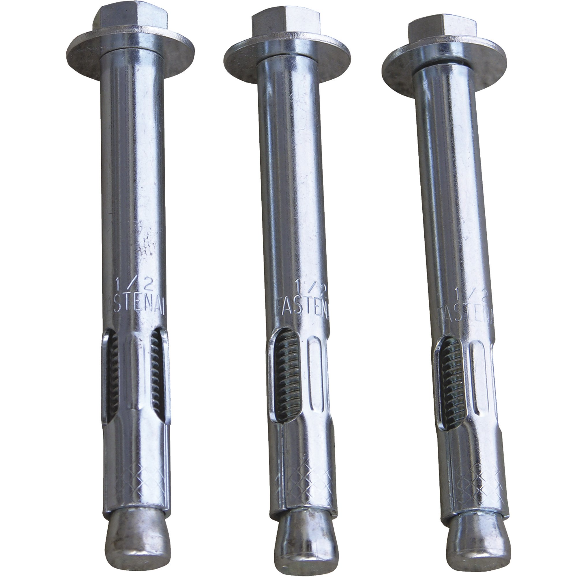 Vestil Concrete Anchor Bolt — 1/2in. x 5 1/2in., 8-Pc. Set, Model# NPG-ABK